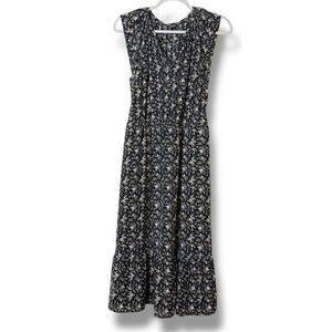 J. Crew Mercantile Ditsy Floral Cap Sleeve Midi Dress  Size Small